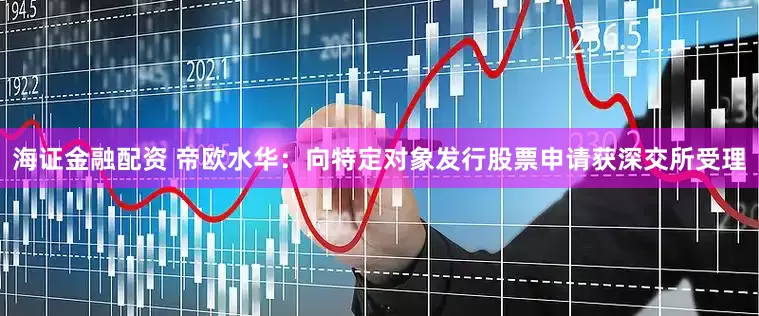 海证金融配资 帝欧水华：向特定对象发行股票申请获深交所受理